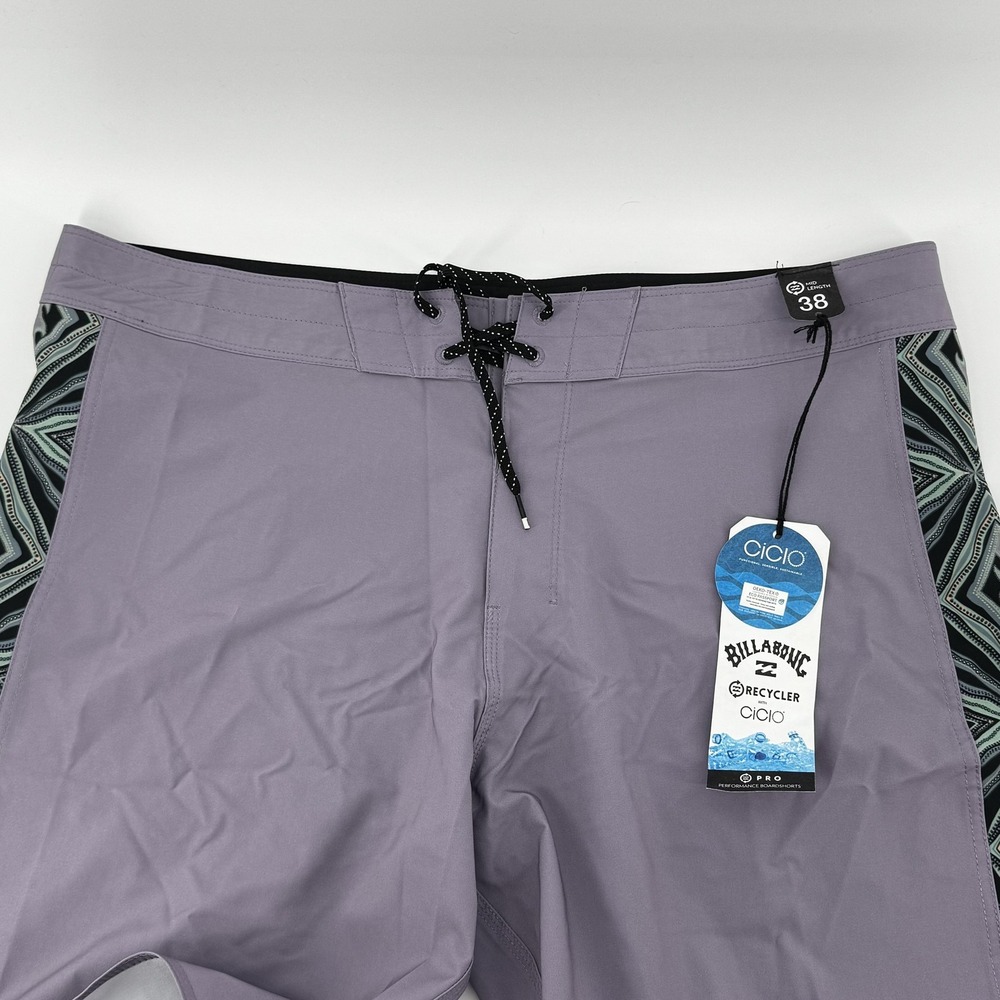 Billabong Board Shorts Mens 38 Pro Performance Swim Trunks Ciclo Eco Sustainable